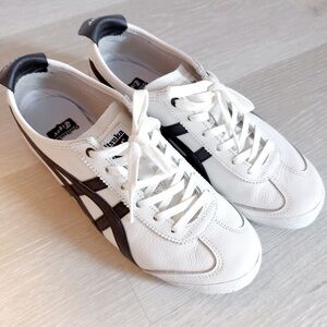 White & Black Onitsuka Tiger Mexico 66 Sneakers from Japan 25cm 39.5